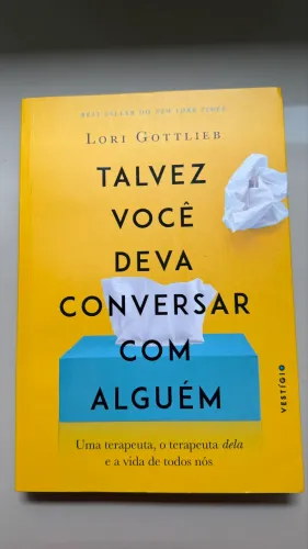 Livro Talvez você deva conversar com alguém