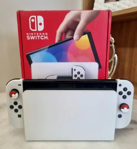 Nintendo Switch OLED Branco - Excelente estado