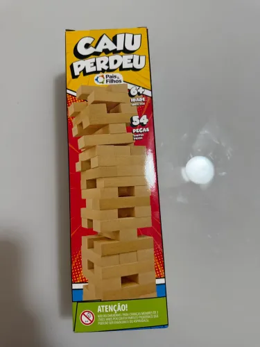 Jogo de blocos Caiu perdeu