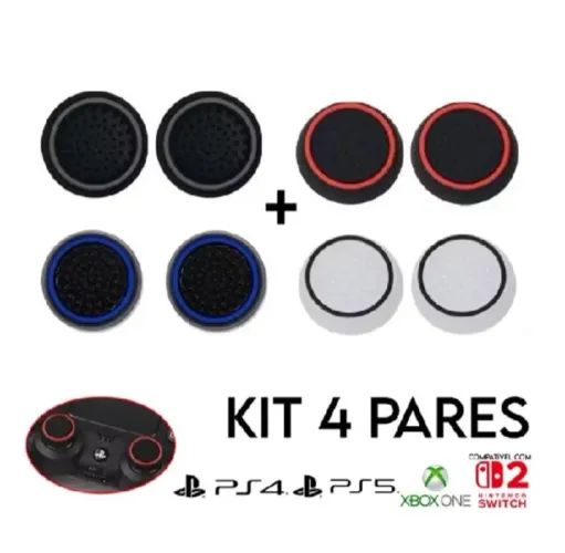 Grips de silicone para controles