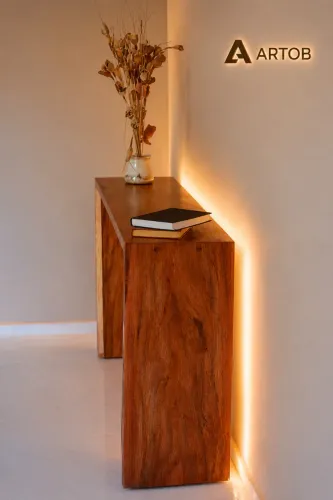 Lindo aparador contemporâneo orgânico