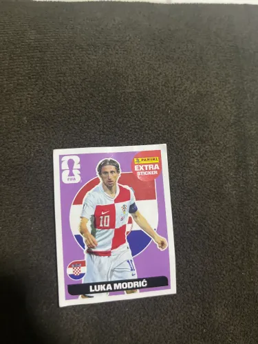 Figurinha extra sticker Modric