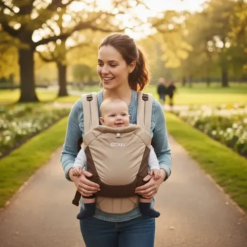 Canguru Carregador Bebê Ergonômico Stokke Mycarrier 3 Em 1