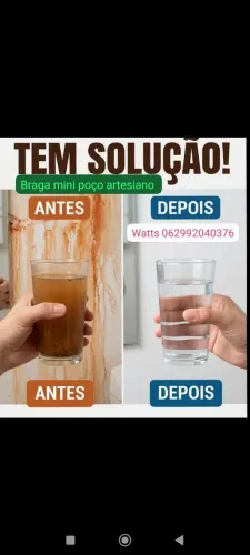 Manutenção e perfuração em poços artesiano