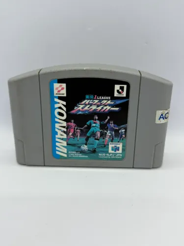 Cartucho Nintendo 64 N64 - J.League Perfect Striker Konami Japonês Original