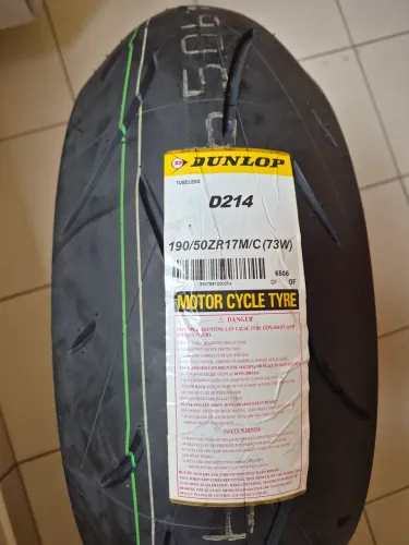 Pneu Dunlop 190/50r17 D214 Traseiro
