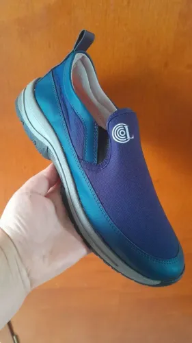 Sapatênis calce fácil azul 40