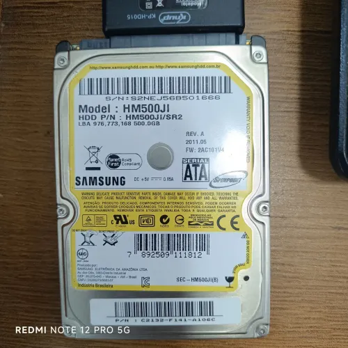 HD 500 GB Samsung notebook