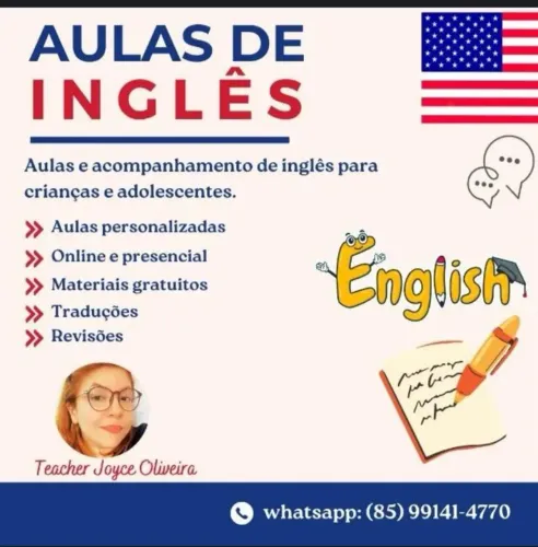 Professora de Inglês - Aulas Particulares e Reforço