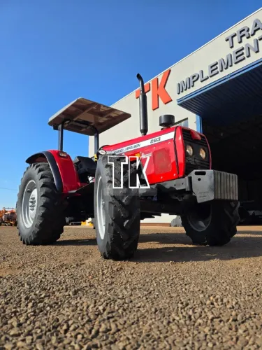 cod. 1525 TRATOR MF 283 ADVANCED 4X4 2008 COM REDUTOR DE VELOCIDADE - Tk Tratores Nova And