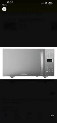 Micro-ondas espelhado Britânia Multifunções 28|