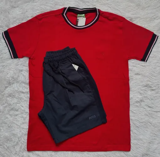 Kit Camisa Suedine e Bermuda Sarja 