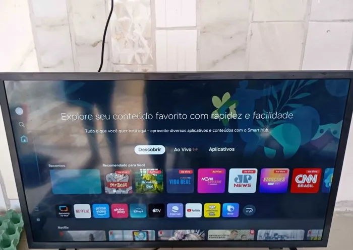Smartv Samsung 4k 49 polegadas completa funcionando perfeitamente