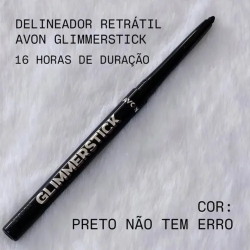 Delineador retrátil preto AVON 
