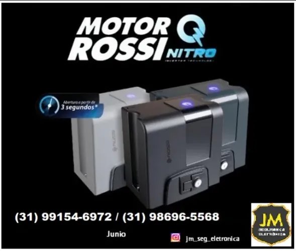 Kit motor de portão super rápido + instalação R$ 1.190,00