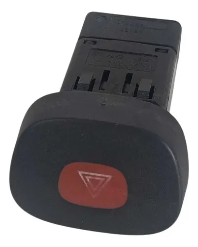 Botão Interruptor Pisca Alerta Clio 2006 A 2012 Preto
