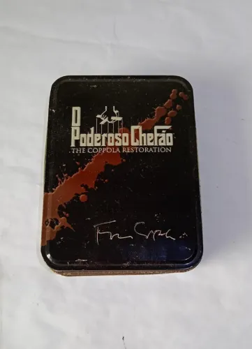 Coletânea Poderoso Chefão 04 DVDs na Lata.
