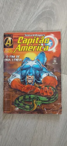 Capitão América Nº 214 Abril - Último Número O Fim de Uma Lenda