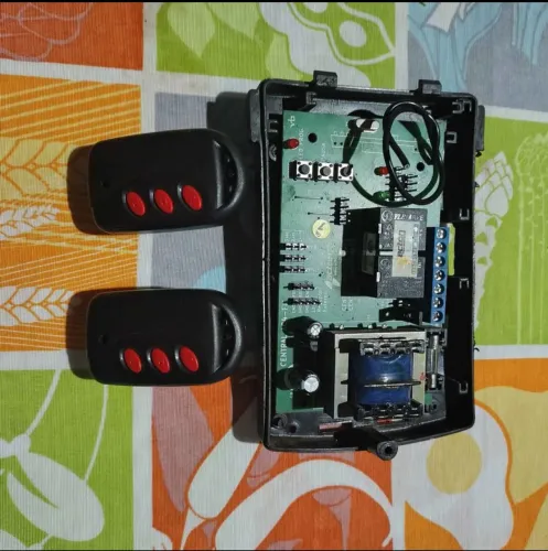 Placa eletrônica de controle de motor de portão automático