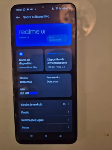 Realme note 60s 256gb
