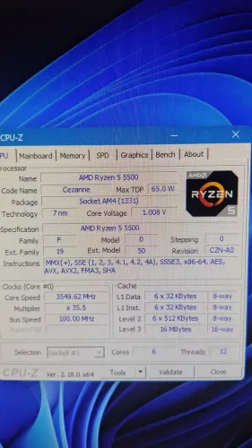 Processador Ryzen 5 5500