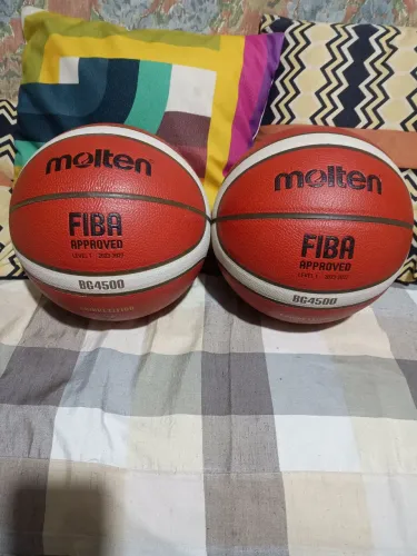 2 bolas de basquete moleton número 7 oficial
