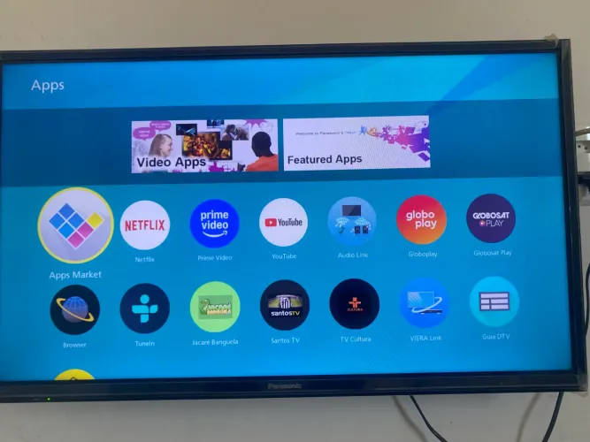 Tv 32 polegadas Panasonic Smartv Netflix YouTube