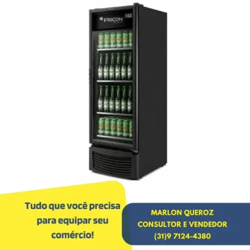 Cervejeira porta de vidro 569L Fricon 127V