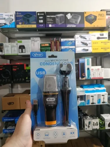 MICROFONE CONDENSADOR USB