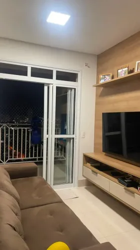 apartamento a venda com sacada 3 quartos 1 suite armários planejados bairro grande terceir