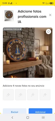 ? Mandala Nossa Senhora De Fátima Decorativa MDF 50cm Para Parede ?