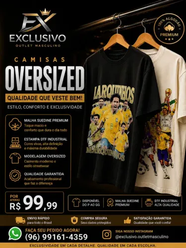 Camisa oversized