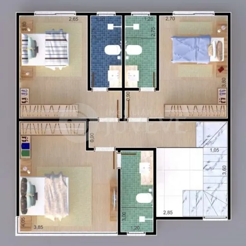 IMOBILIÁRIA JUVEVÊ VENDE LANÇAMENTO CONDOMÍNIO BAIRRO TINGUI SOBRADO FRENTE NA RUA HERMINI