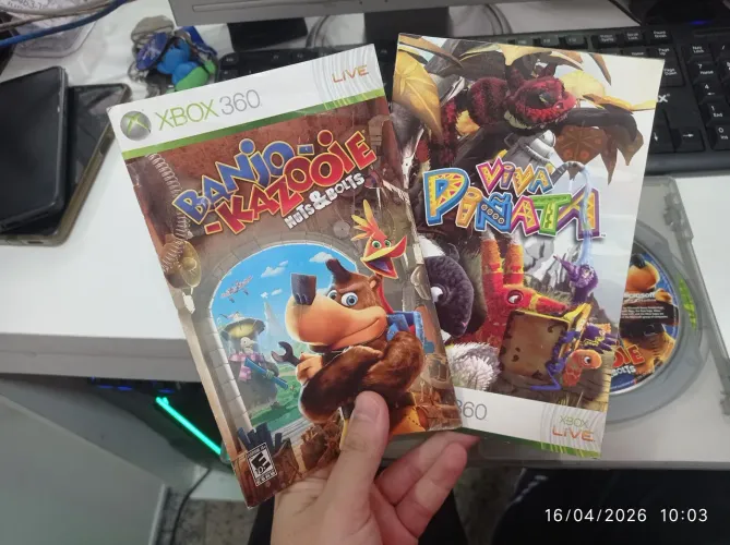  Banjo-Kazooie e Viva Pinãta original Xbox 360 PlatinumHits