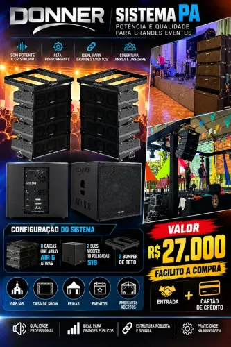 Sistema de som PA