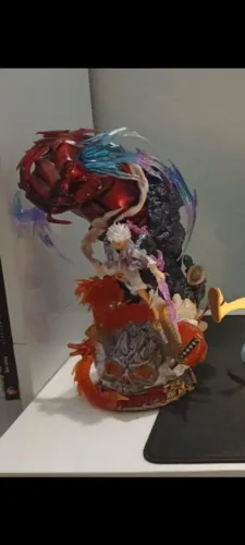 Estátua Luffy Nika gear 5 - One piece