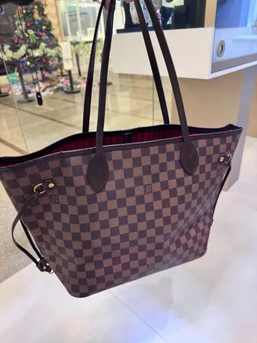 Bolsa Tote Louis Vuitton Neverfull Mm - Cherry
