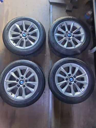 JOGO DE RODAS BMW COMPLETA ARO 16 