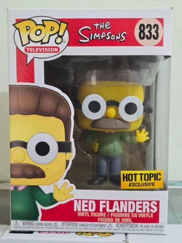 Funko pop Simpsons Ned Flanders hot topic #833