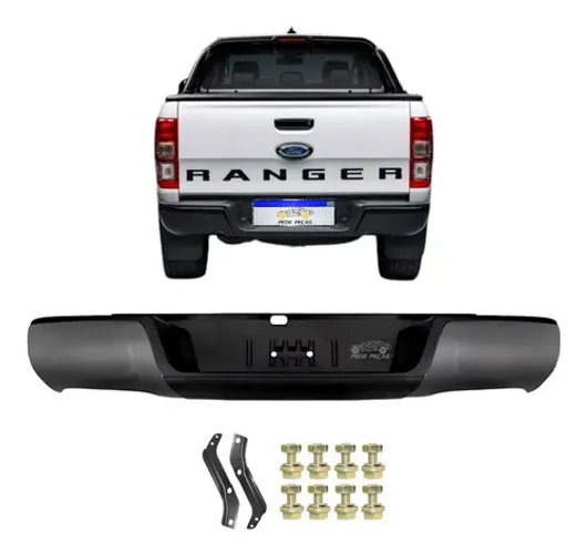 Parachoque Traseiro Ranger S/furo Sensor 2024 2025 2026 Novo