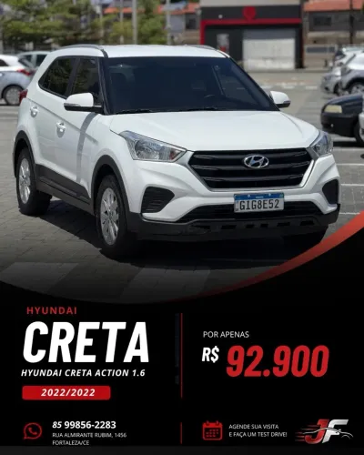Hyundai Creta Action 1.6 16V Flex AUT 2022