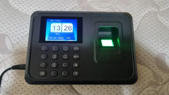 Relógio de Ponto Biométrico Impressão Digital Eletrônico