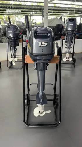 Motor de Popa Yamaha 15HP Novo | 0% taxas| 12x | 5 Anos Garantia | Financiamento