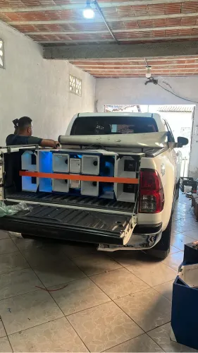 Som para camionete, som tudo novo só no ponto de usar, troco em moto.