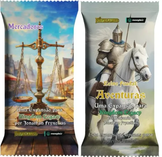 Kingdom Legacy (As 2 expansões - Mercadores e Aventuras) Lacradas - Boardgame - Tabuleiro