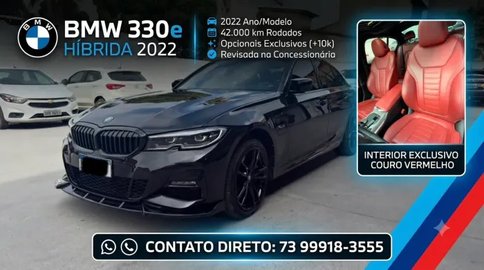 BMW 330E M Sport 2.0 Turbo Híbrido AU 2022
