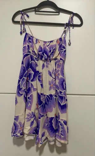 macaquinho farm estampado roxo