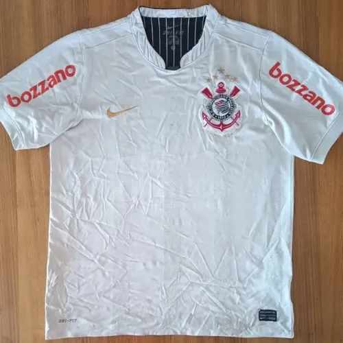 camisa original 2010 centenário corinthians nike branca tamanho p