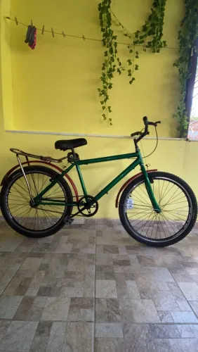 Bicicleta Aro 26 Urbana / Passeio Verde com Bagageiro