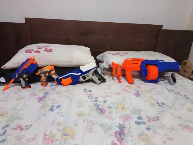 Kit armas de brinquedo nerfs